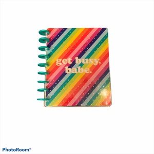 The Happy Planner Rainbow 9 Ring Agenda Cover